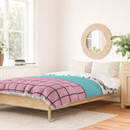 Memphis pattern 60 - 80s / 90s Retro Duvet Cover Gallery Image 2