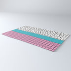 Memphis pattern 60 - 80s / 90s Retro Rug Gallery Image 3