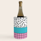Memphis pattern 60 - 80s / 90s Retro Wine Chiller Gallery Image 2
