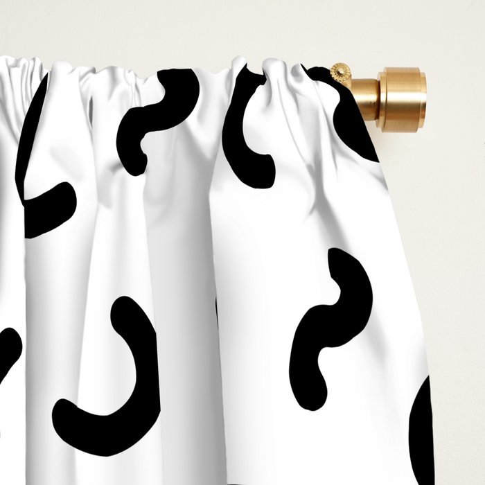 Memphis pattern 60 - 80s / 90s Retro Window Curtain Gallery Image 2