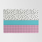 Memphis pattern 60 - 80s / 90s Retro Rug Gallery Image 2