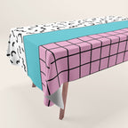 Memphis pattern 60 - 80s / 90s Retro Tablecloth Gallery Image 1
