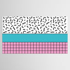 Memphis pattern 60 - 80s / 90s Retro Tablecloth Gallery Image 2