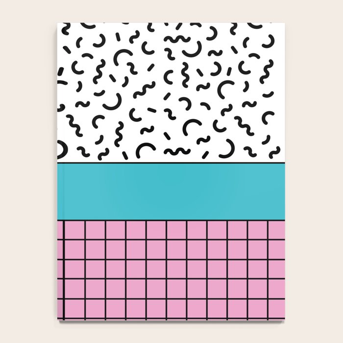 Memphis pattern 60 - 80s / 90s Retro Notebook Gallery Image 4