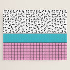Memphis pattern 60 - 80s / 90s Retro Jigsaw Puzzle Gallery Image 1