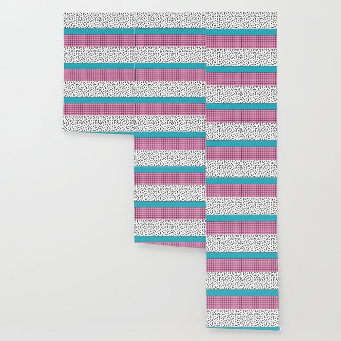 Memphis pattern 60 - 80s / 90s Retro Wallpaper Gallery Image 3