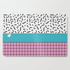 Memphis pattern 60 - 80s / 90s Retro Cutting Board Gallery Image 1