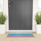 Memphis pattern 60 - 80s / 90s Retro Welcome Mat Gallery Image 3