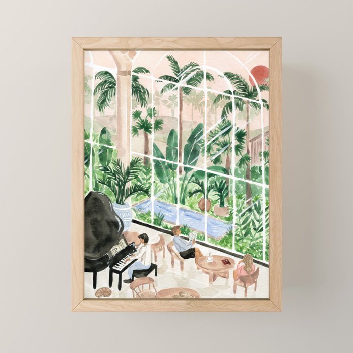 Resort Lobby Mini Art Print Gallery Image 1