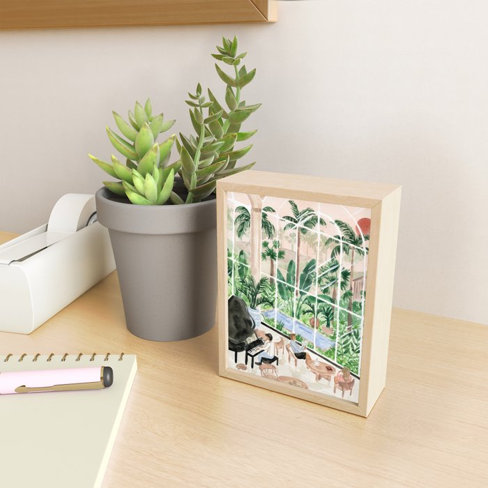 Resort Lobby Mini Art Print Gallery Image 2