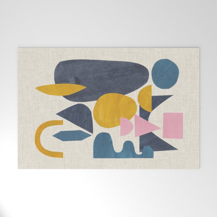 Sunny Blues Welcome Mat Gallery Image 1