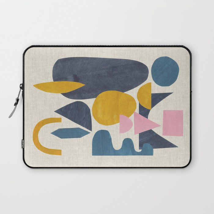 Sunny Blues Laptop Sleeve Gallery Image 1