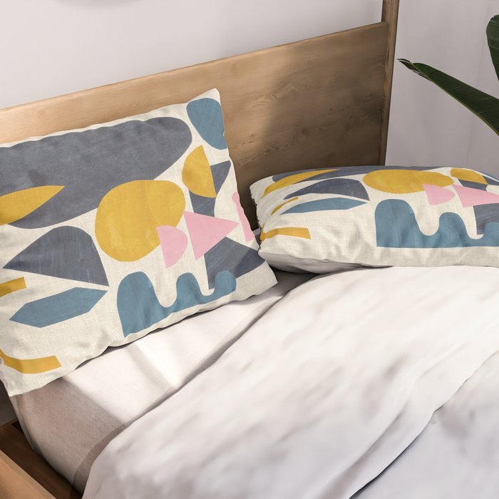 Sunny Blues Pillow Sham Gallery Image 2