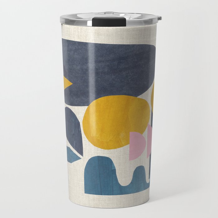 Sunny Blues Travel Mug Gallery Image 1