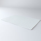 Pastel Blue & White Ticker Stripe Rug Gallery Image 3