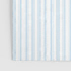 Pastel Blue & White Ticker Stripe Poster Gallery Image 3