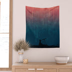 Meteor rain Wall Tapestry Gallery Image 2