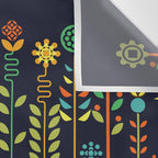 Overgrown flowers Wall Tapestry Gallery Image 3
