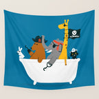 Everybody wants to be the pirate Wall Tapestry Gallery Image 4