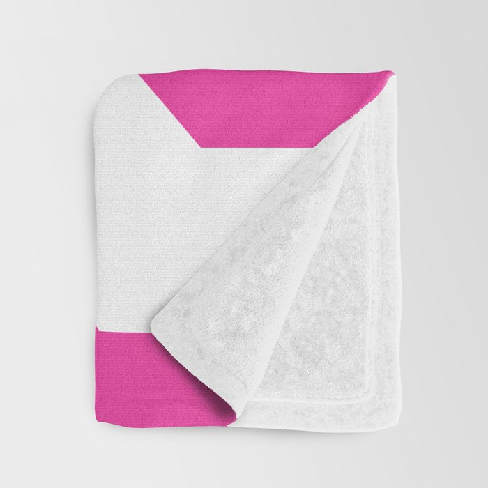 Peace and Love (pink edition) Throw Blanket Gallery Image 3