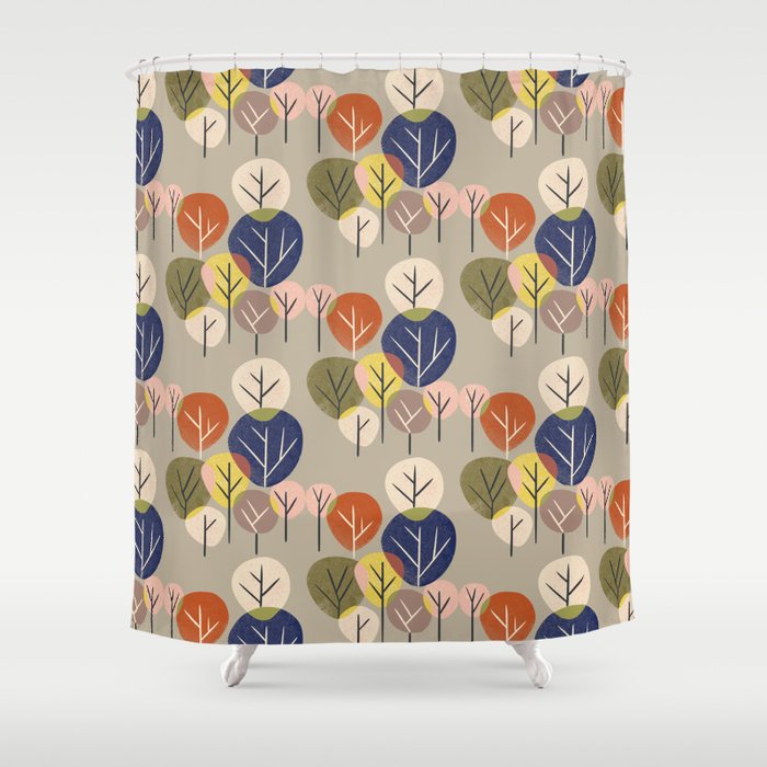 Multicolor Grove Shower Curtain Gallery Image 1