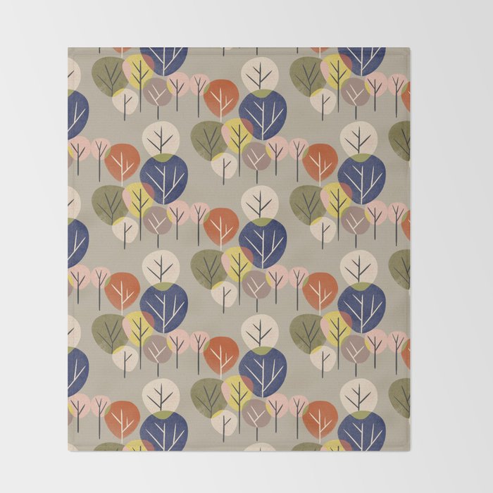 Multicolor Grove Throw Blanket Gallery Image 2