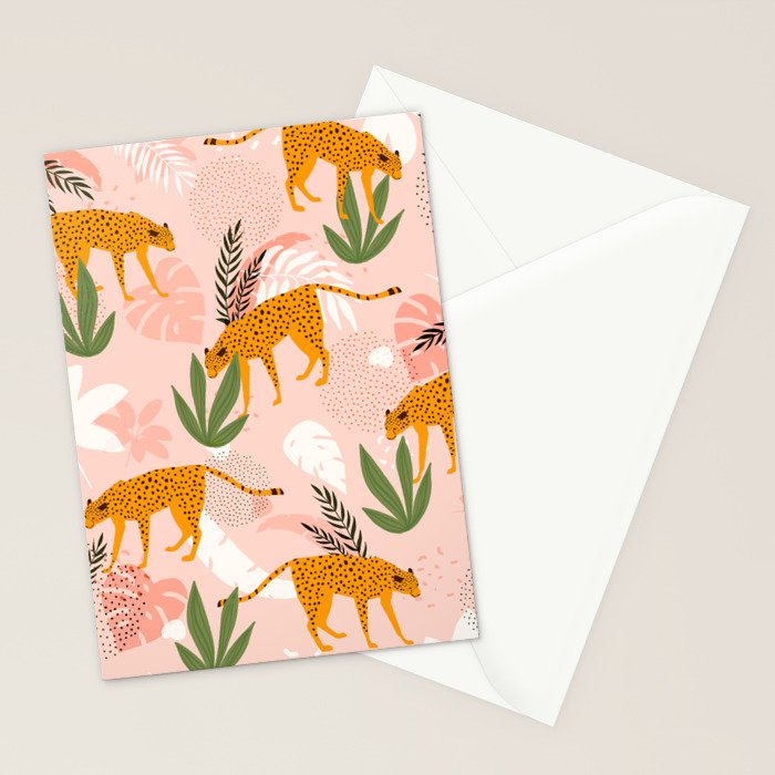Cheetah chase Stationery Card Gallery Image 2