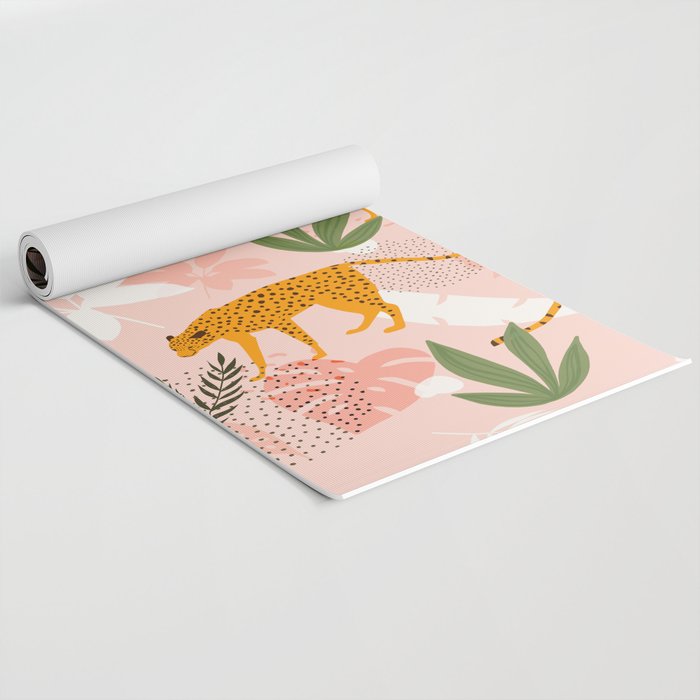 Cheetah chase Yoga Mat Gallery Image 2