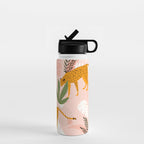Cheetah chase Water Bottle Gallery Image 1