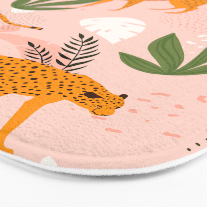 Cheetah chase Bath Mat Gallery Image 3