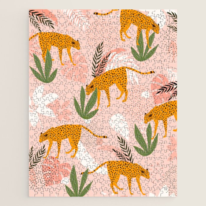 Cheetah chase Jigsaw Puzzle Gallery Image 1