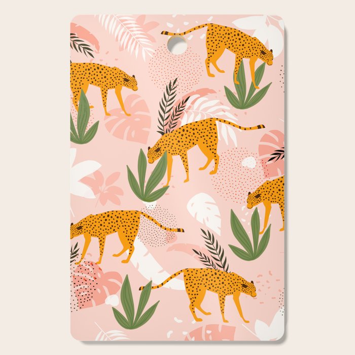 Cheetah chase Cutting Board Gallery Image 1
