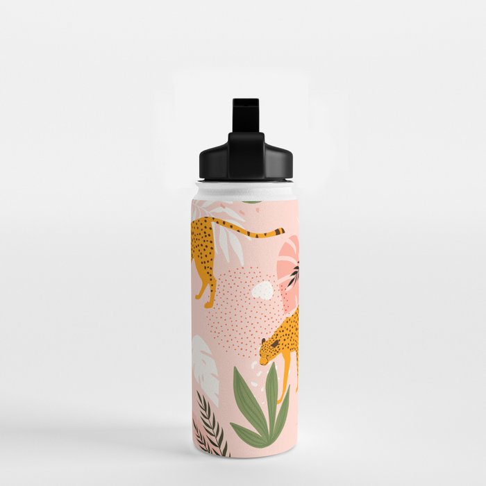 Cheetah chase Water Bottle Gallery Image 2