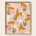 Cheetah chase Serving Tray Gallery Image 1
