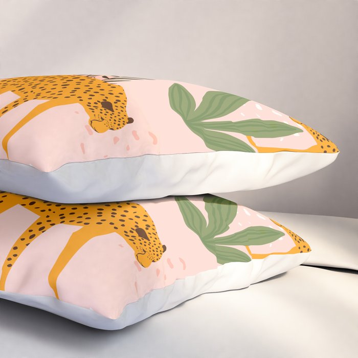 Cheetah chase Pillow Sham Gallery Image 3