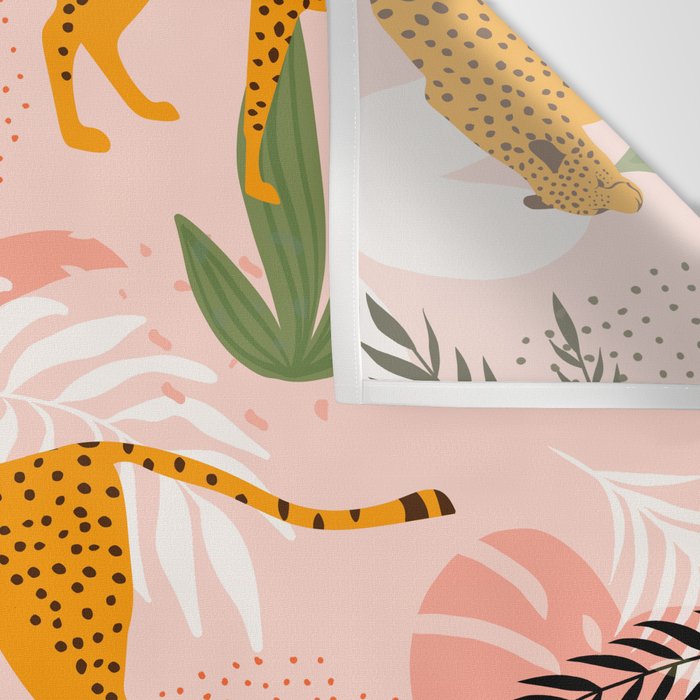 Cheetah chase Wall Tapestry Gallery Image 3