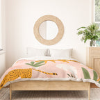 Cheetah chase Duvet Cover Gallery Image 3