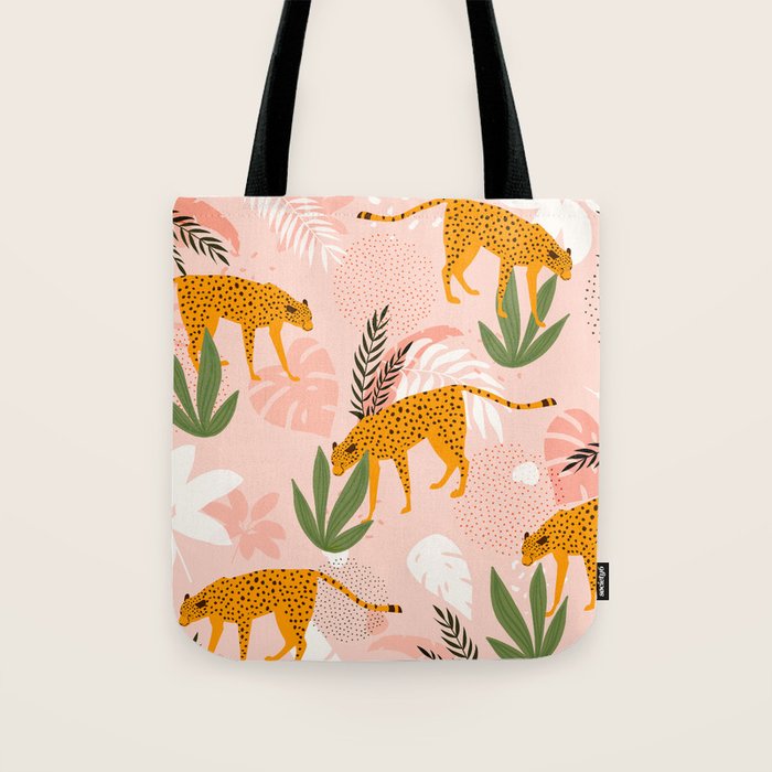 Cheetah chase Tote Bag Gallery Image 1