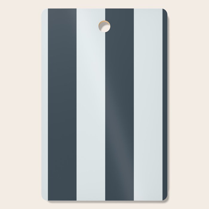 Nautical Deep Blue Stripes - Cozy Heirloom Cutting Board Gallery Image 1