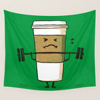 Strong Coffee Wall Tapestry Gallery Image 4