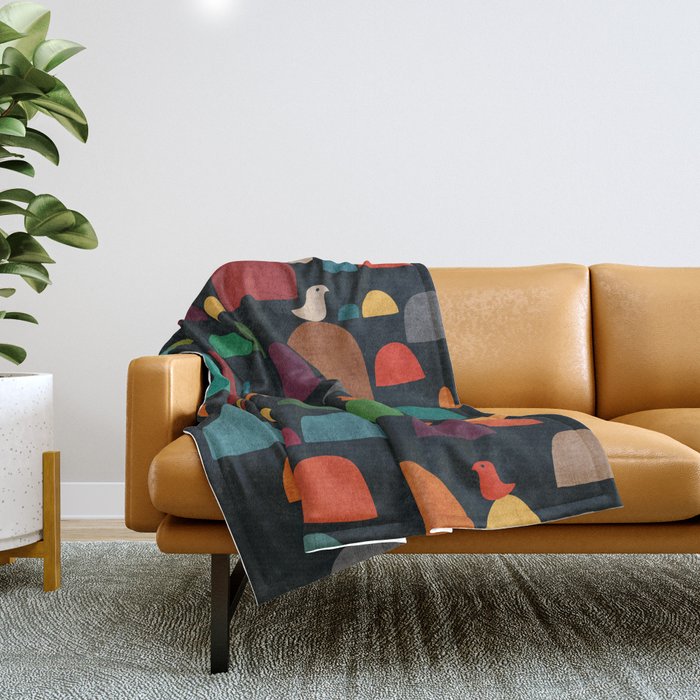 The zen garden Throw Blanket Gallery Image 1