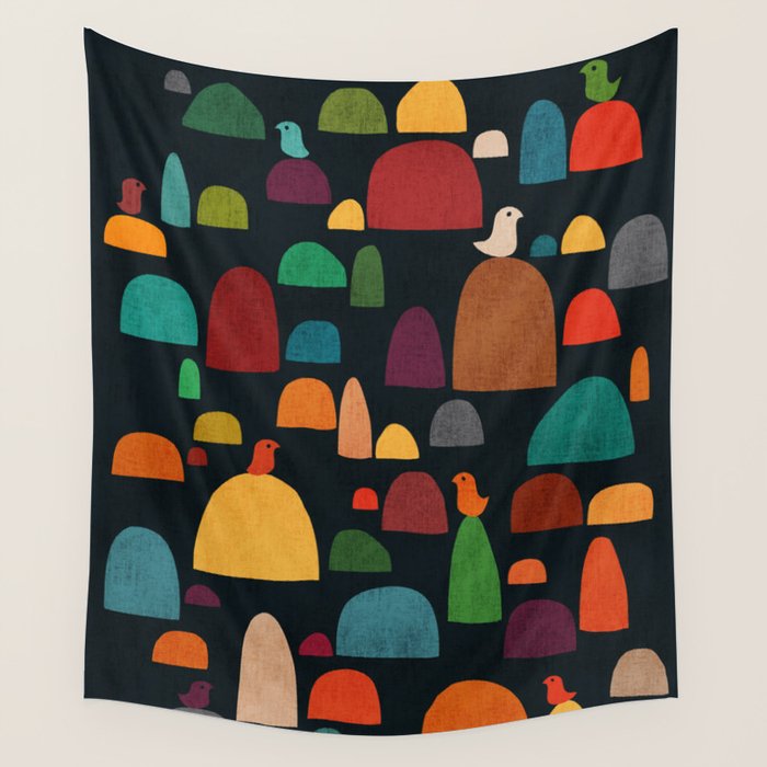 The zen garden Wall Tapestry Gallery Image 1