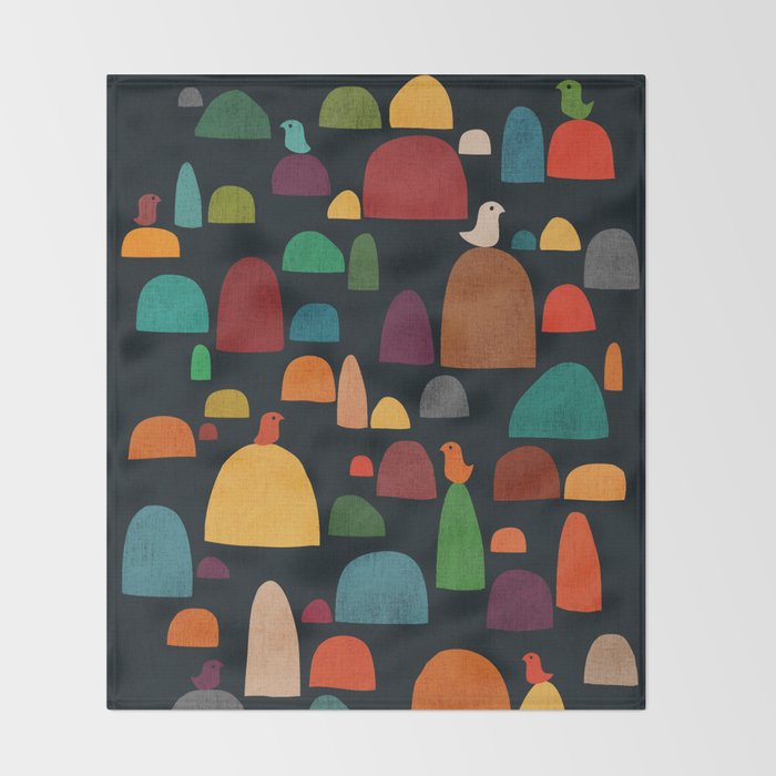 The zen garden Throw Blanket Gallery Image 2