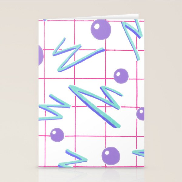 Laser Grid Stationery Card Gallery Image 1
