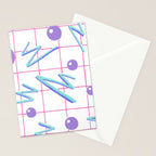 Laser Grid Stationery Card Gallery Image 2