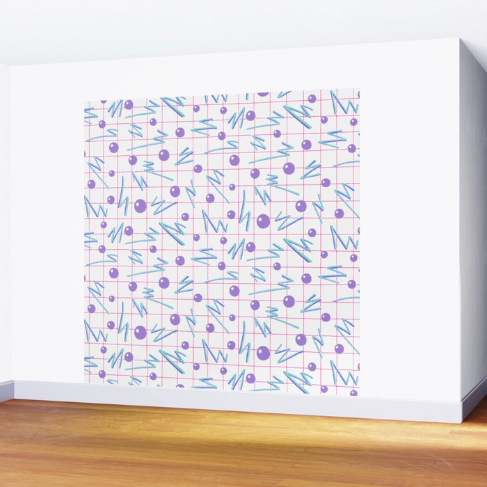 Laser Grid Wall Mural Gallery Image 2