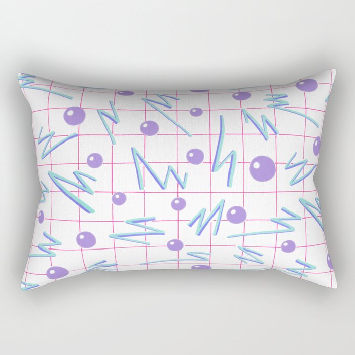 Laser Grid Rectangular Pillow Gallery Image 1