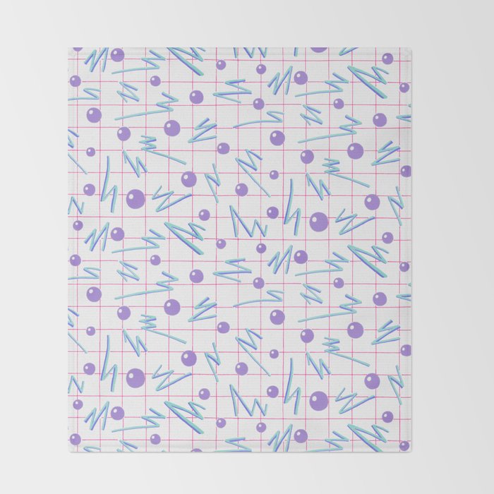 Laser Grid Throw Blanket Gallery Image 2