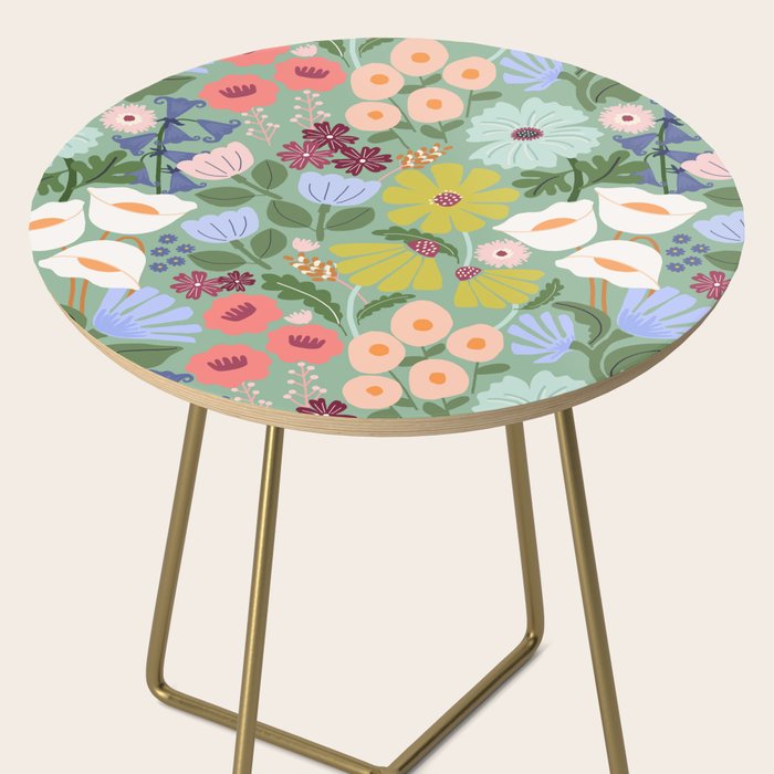 Meadow muse - green Side Table Gallery Image 2