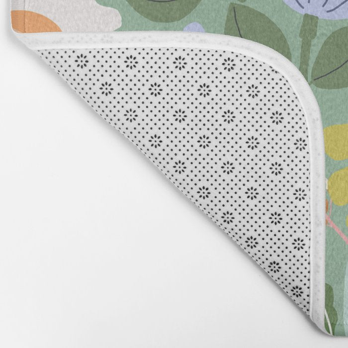 Meadow muse - green Bath Mat Gallery Image 2